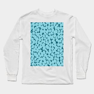 Incidental Turquoise Pattern Long Sleeve T-Shirt